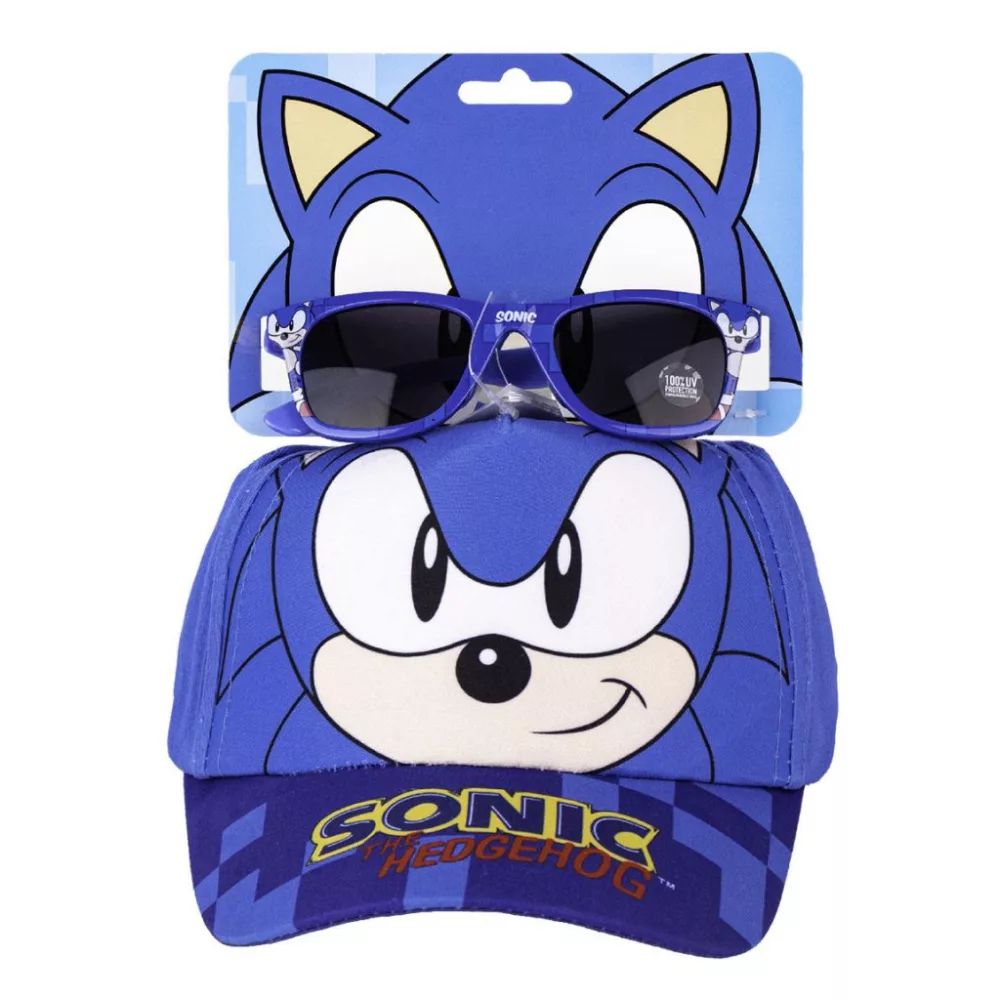 Ensemble lunettes de soleil et casquette SONIC the hedgehog