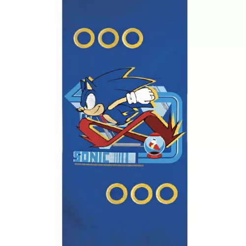 Serviette de bain et de plage SONIC the hedgehog 70x140 cm (Sèche Rapidement)