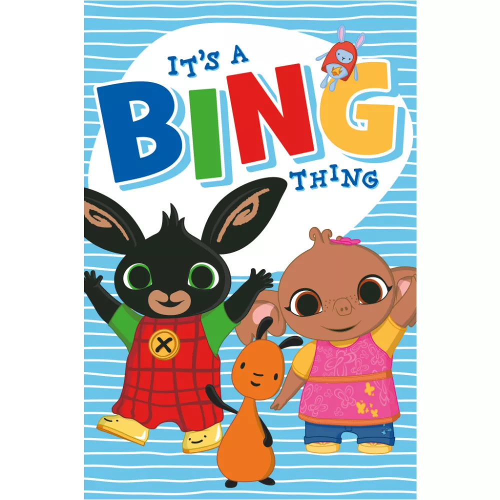 Plaid polaire BING thing pour enfants - 100 x 150 cm couverture