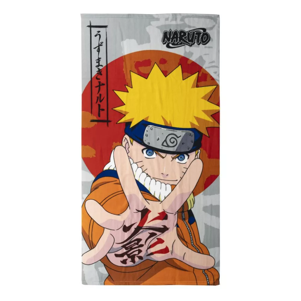 Serviette de bain Naruto Jutsu - Serviette de plage 70x140 cm (Sèche Rapidement)