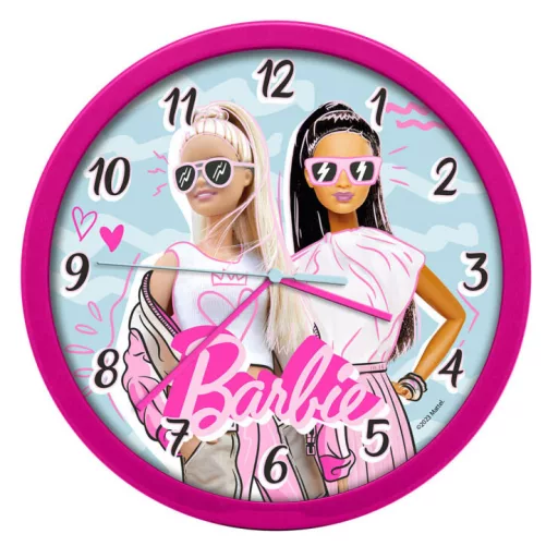 Horloge murale - BARBIE - 25cm - Décoration chambre enfant