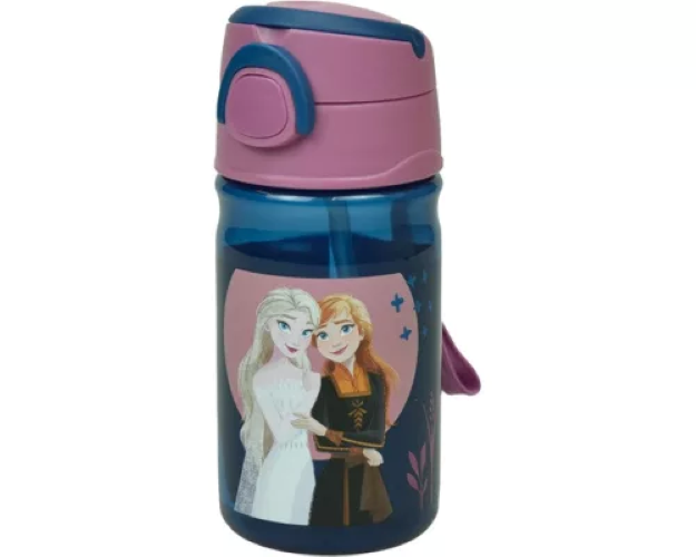 Gourde - Bouteille de sport avec paille Disney Frozen La Reine des neiges - 350 ml