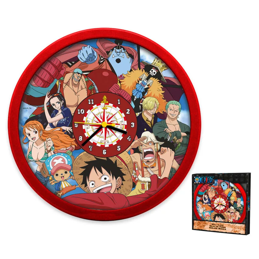 Horloge murale - ONE PIECE - 25cm - Décoration chambre enfant