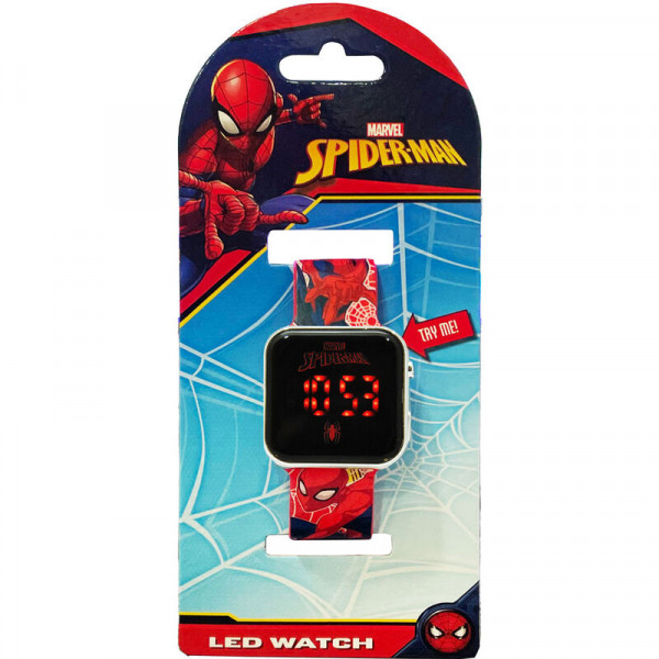 Spiderman - Montre LED spider man pour enfant garçon
