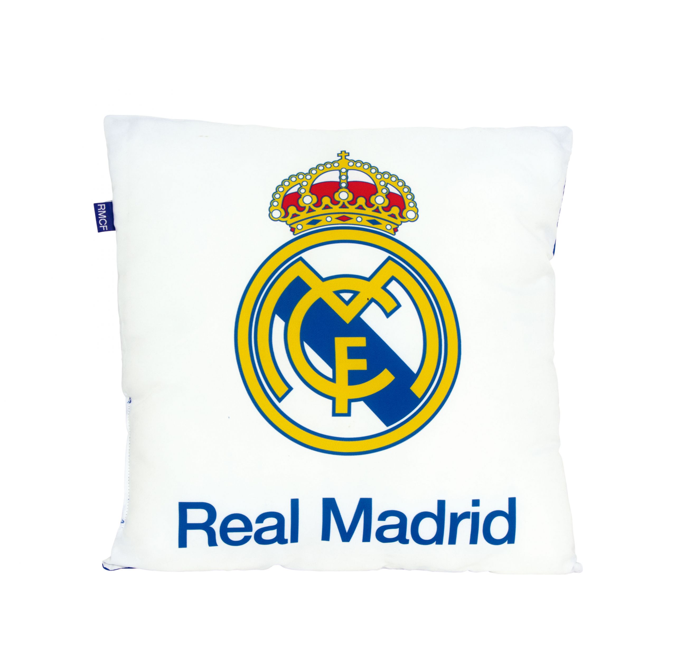 Coussin REAL MADRID 40 x 40 cm oreiller pour canapé chambre salon décoration