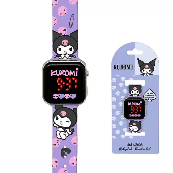 KUROMI - Montre numérique LED pour Filles Hello Kitty