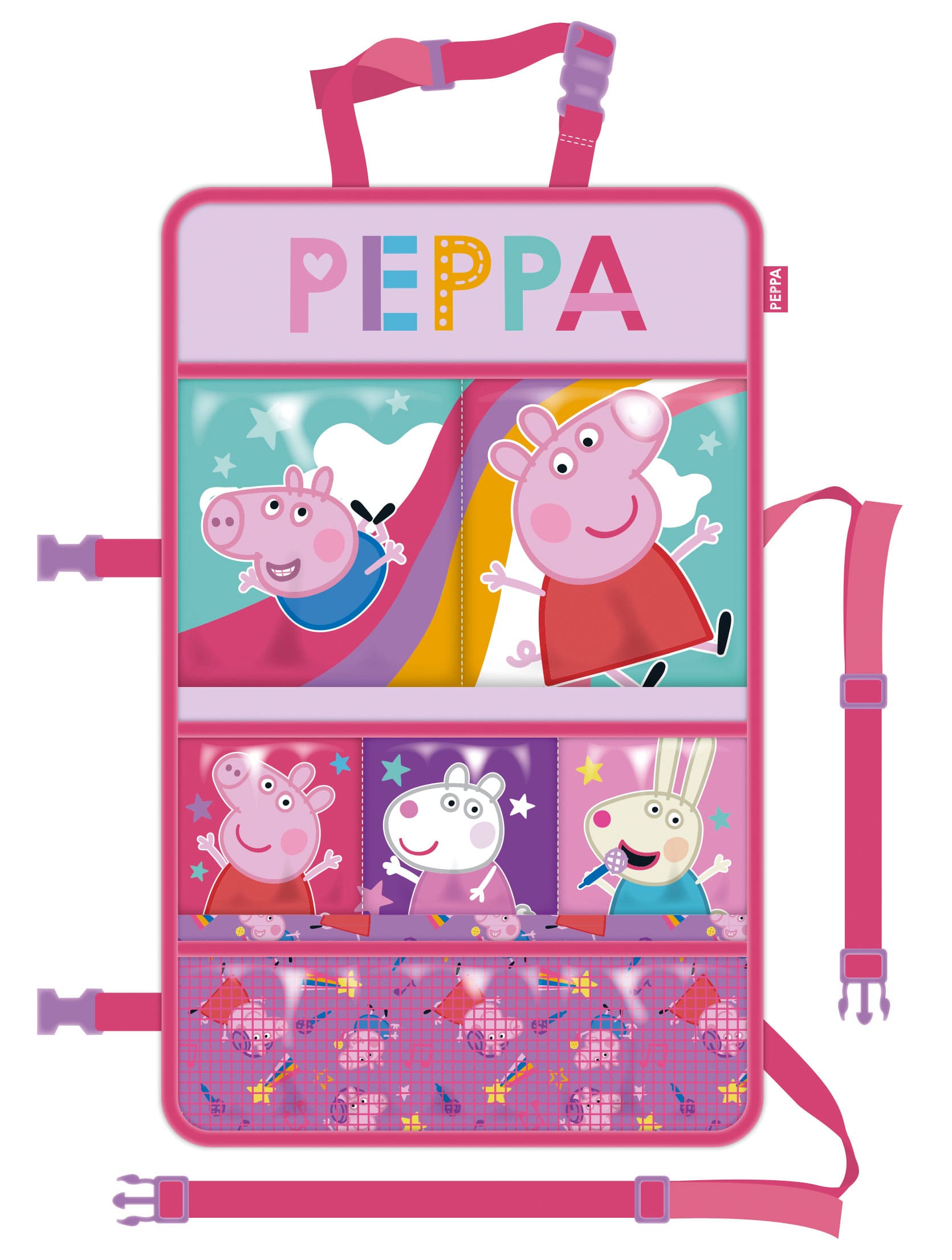 Organisateur de siège arrière de voiture Peppa Pig 35x58cm