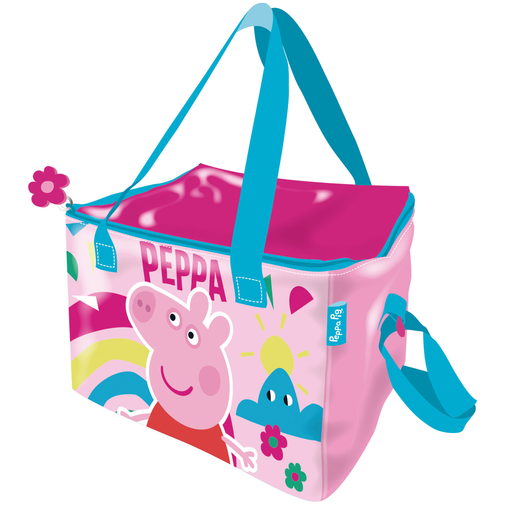Sac de plage Isotherme pour enfants - PEPPA PIG - 22.5x15x16.5 Cm