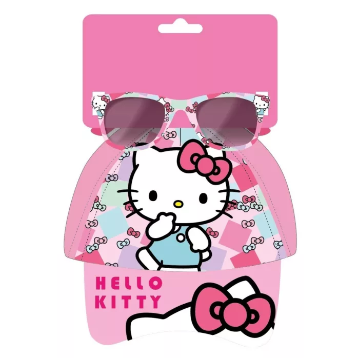 Ensemble lunettes de soleil et casquette HELLO KITTY enfant