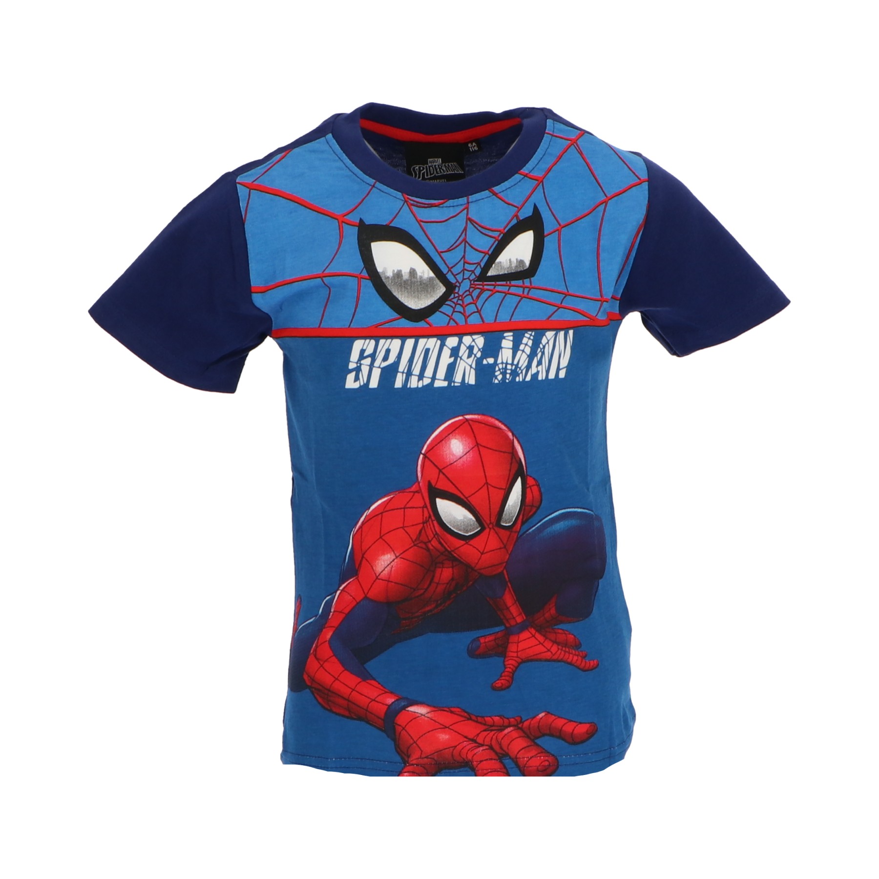 T-shirt enfant SPIDERMAN - 100% Coton - Bleu