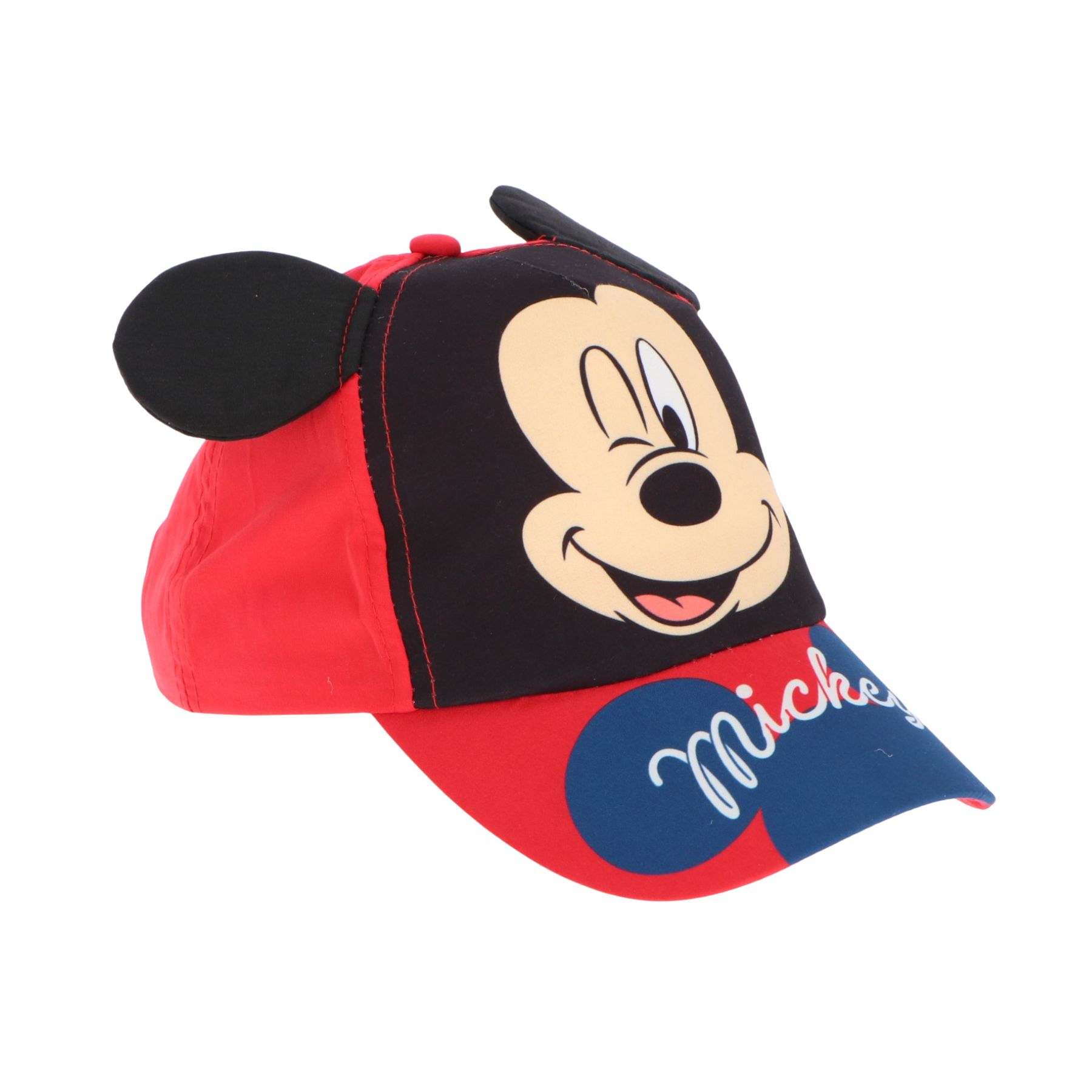 Casquette réglable avec oreilles en 3D pour enfants MICKEY MOUSE - Taille 51cm