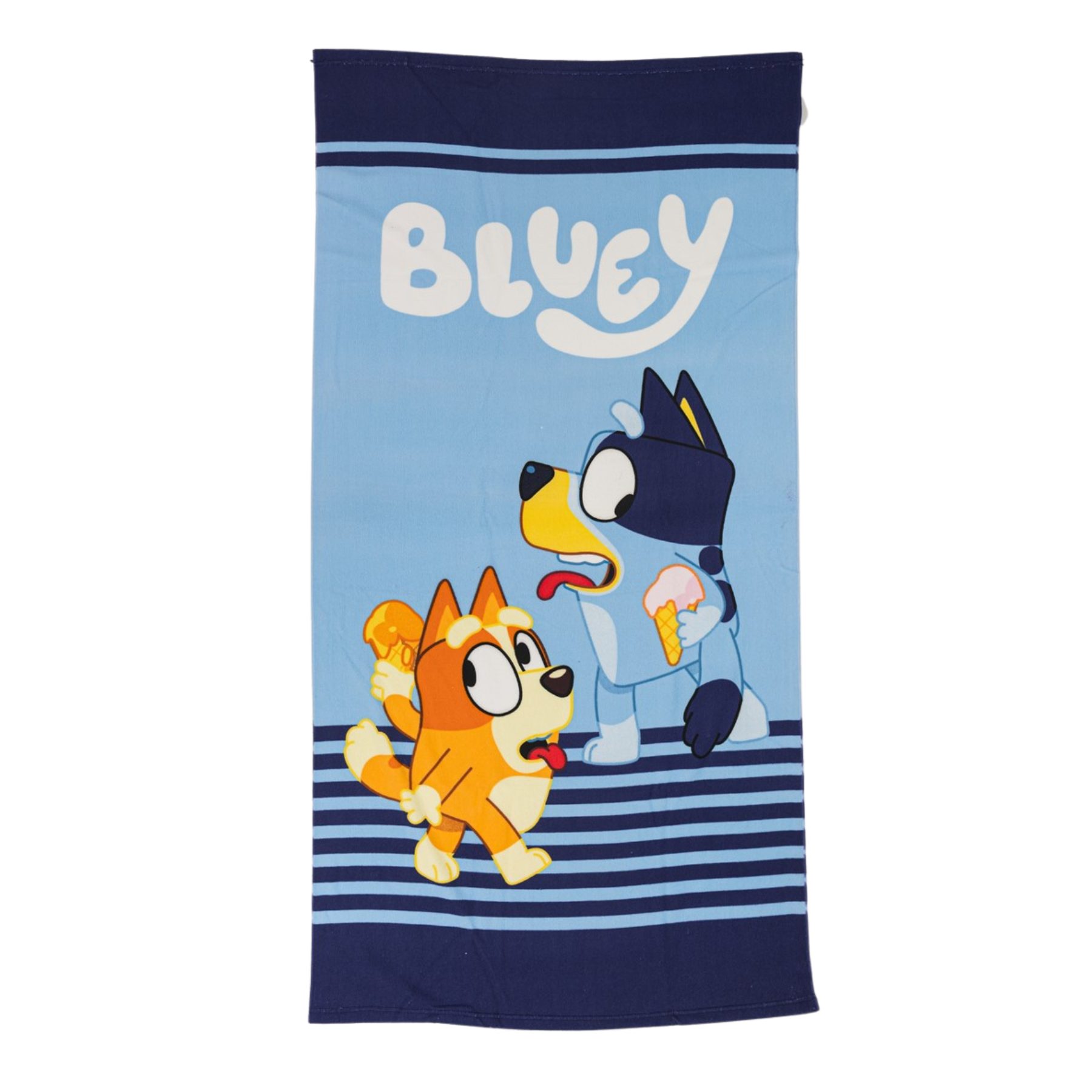 Serviette de plage ou Drap de bain BLUEY - 70x140cm - Ice Cream - séchage rapide