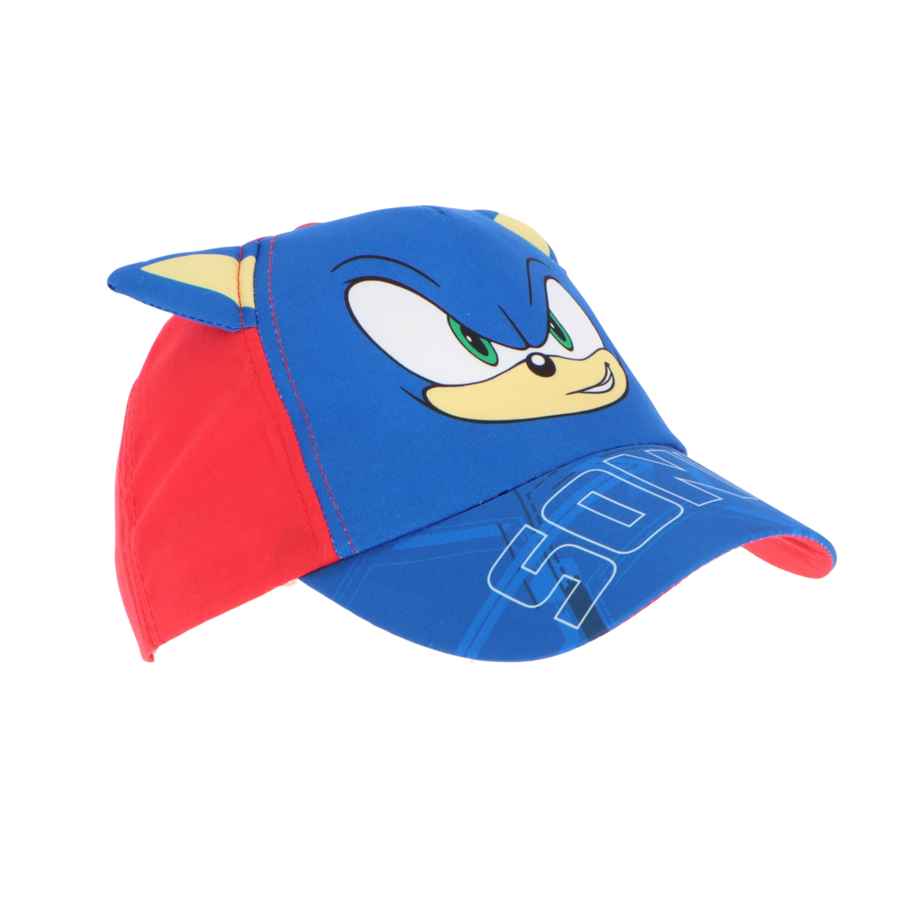 Casquette réglable avec oreilles en 3D pour enfants SONIC the hedgehog - Taille 52cm