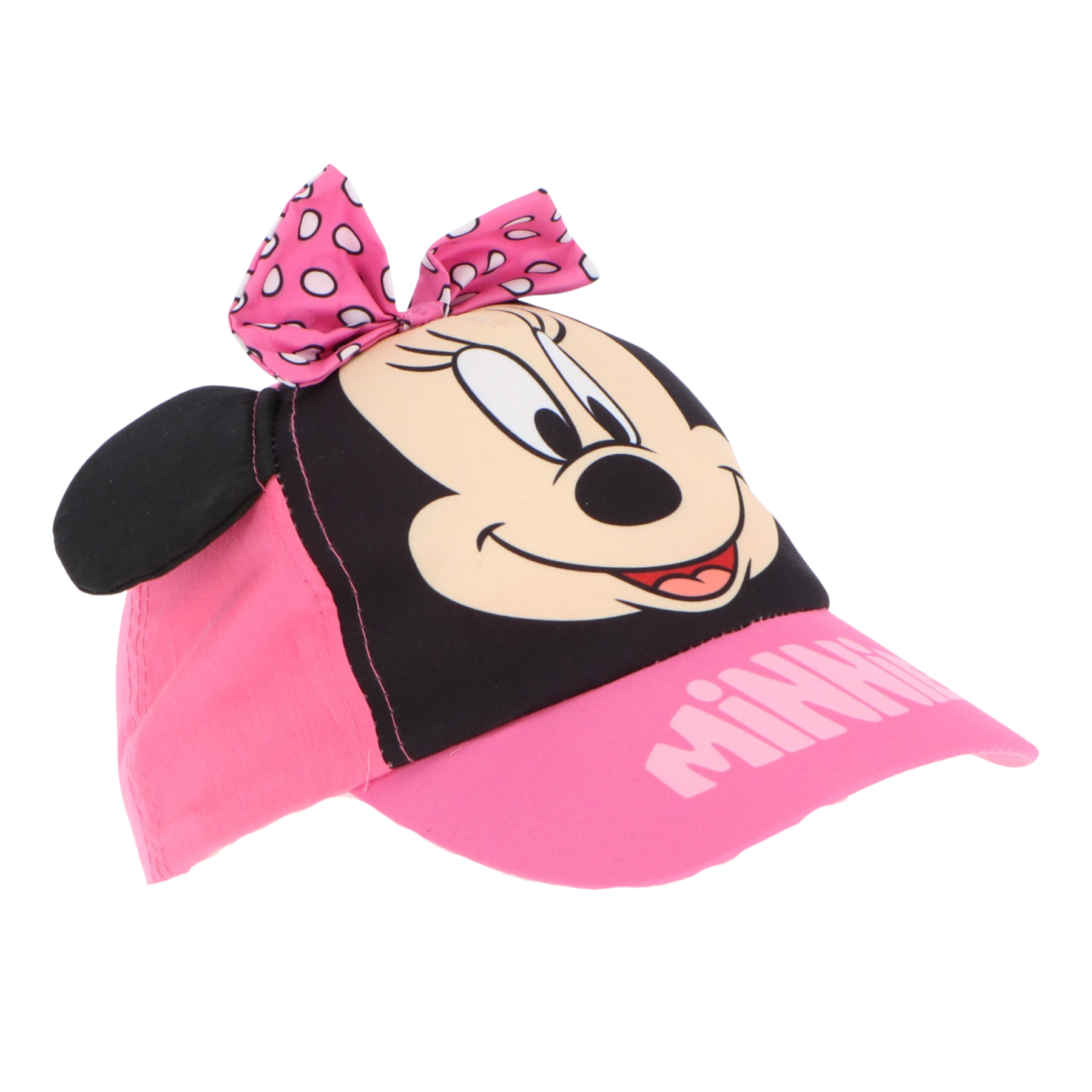 Casquette réglable avec oreilles en 3D pour enfants MINNIE MOUSE - Taille 53cm