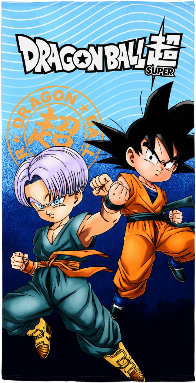 Serviette de plage ou Drap de bain DRAGON BALL SUPER - 70x140 cm - Z Licence Officielle