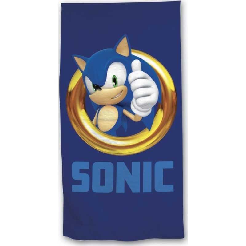 Serviette de plage ou Drap de bain SONIC - 70x140 cm 100% Coton Prime
