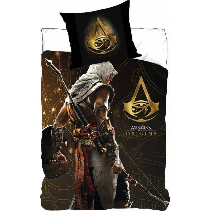 Parure lit Housse de couette réversible ASSASSIN'S CREED 140x200cm mirage valhalla odyssey unity origin 4