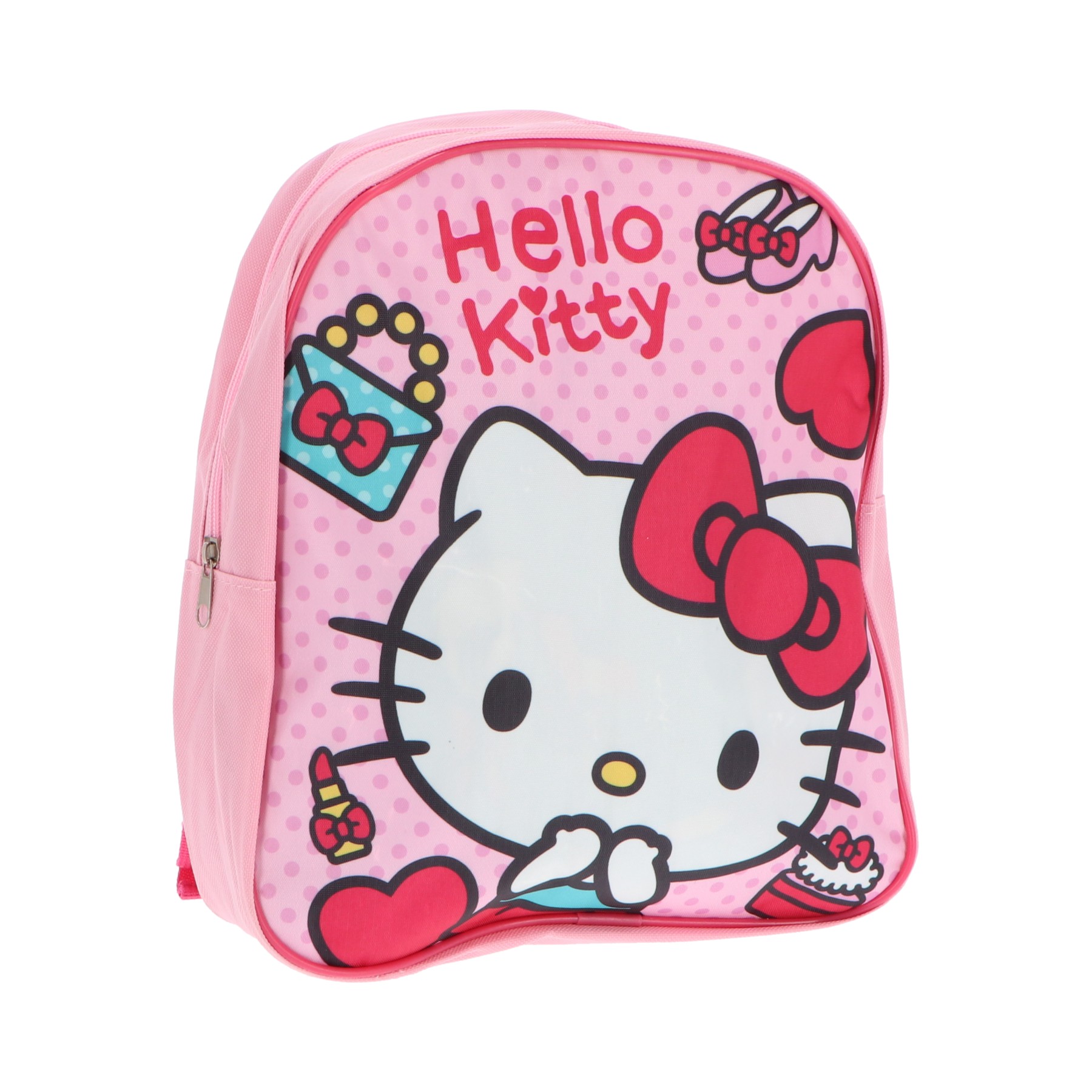 Sac à dos - Hello Kitty - 30 cm - Rose - 100% polyester - Maternelle
